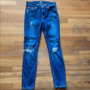 7 For All Mankind Denim Blue Jeans
